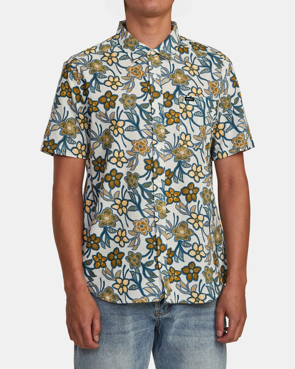 RVCA☆Pick Of The Bunch Short Sleeve Tee 花柄 半袖Tシャツ RVCA EVENING FLORAL SHORT SLEEVE SHIRT - Birthday Suits