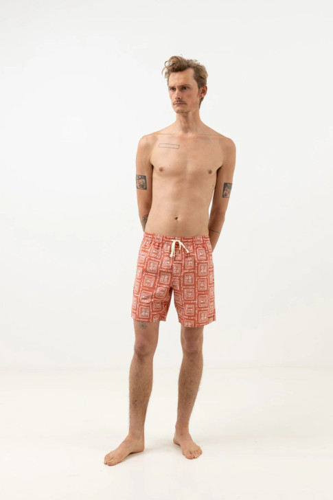 RHYTHM STAMP BEACH SHORT