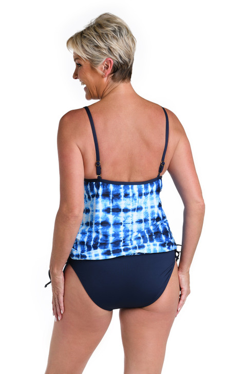 24TH & OCEAN SEA'S THE DYE UNDERWIRE V-NECK BLOUSON TANKINI