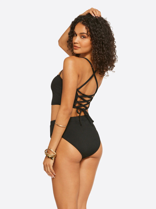 JESSICA SIMPSON TEXTURED SOLIDS OPEN BACK TANK