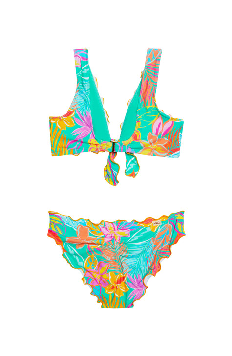 HOBIE GIRLS MAUI POP MERROW BRALETTE SET (7-16)