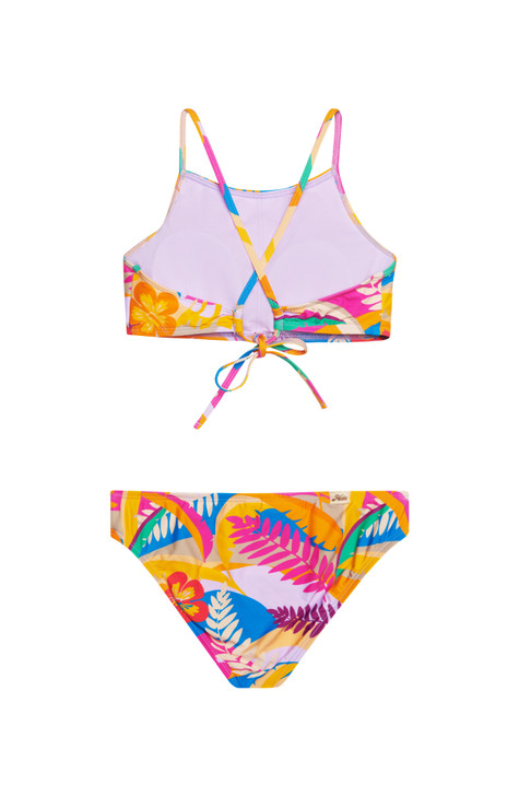 HOBIE GIRLS TROPIC LIKE IT'S HOT HIGH NECK SET 7-16
