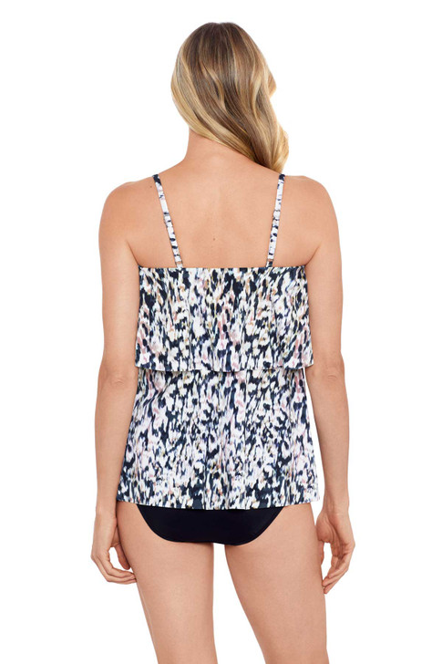 PENBROOKE MASTECTOMY LEOPARD LOVE SINGLE TIER TANKINI