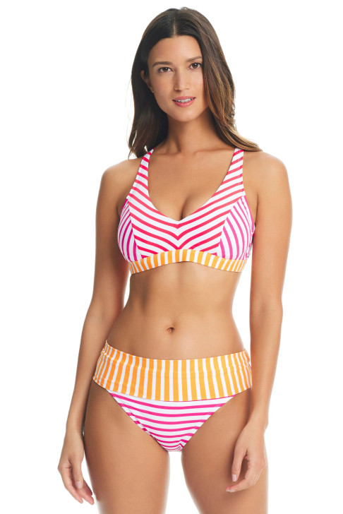 BLEU BY ROD BEATTIE SMOOTH OPERATOR D-CUP BIKINI TOP