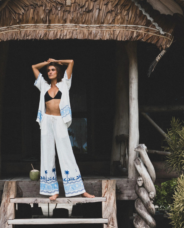 RIP CURL SANTORINI SUN PRINTED PANT