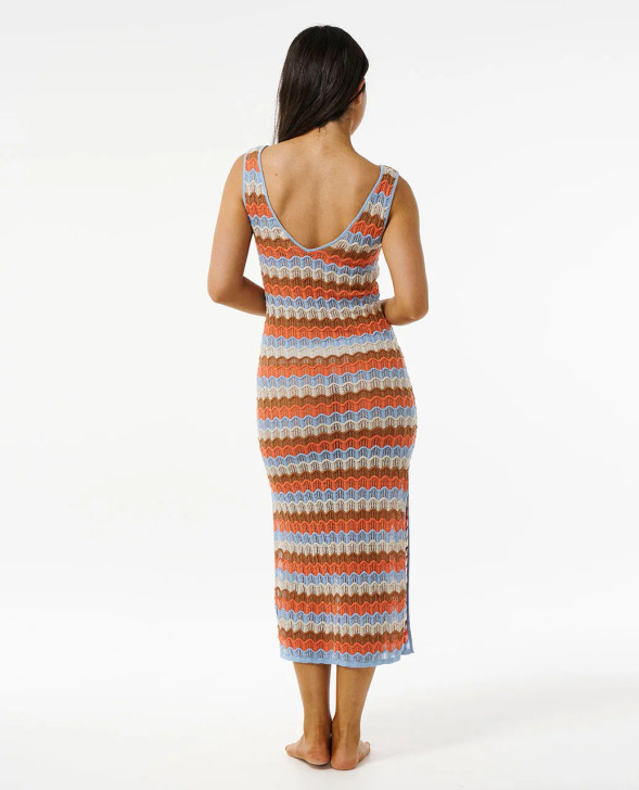 RIP CURL SANTORINI SUN CROCHET DRESS