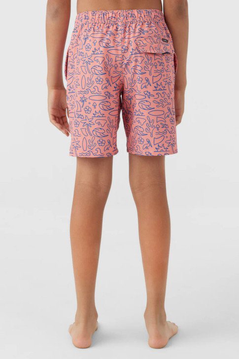 O'NEILL BOY'S HERMOSA ELASTIC WAIST 16" VOLLEY BOARDSHORT (S-XL)