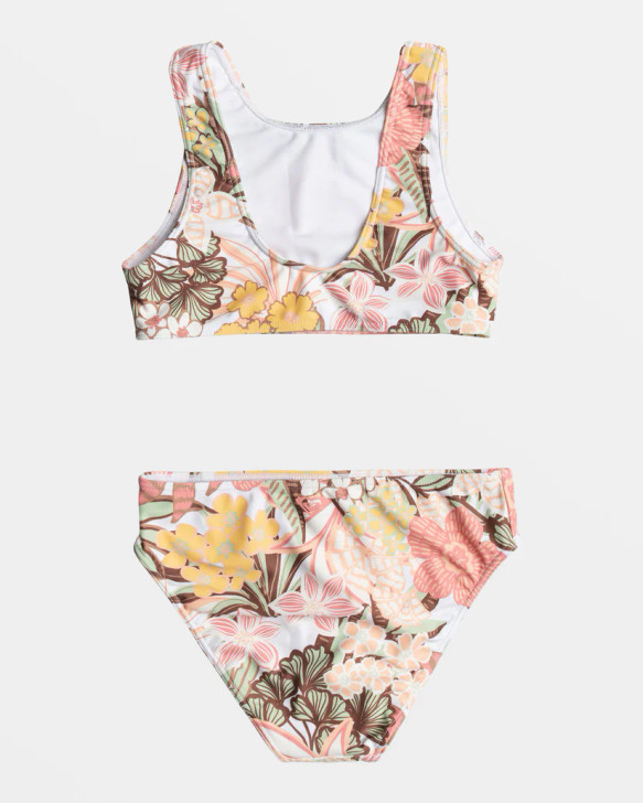 ROXY GIRLS PLAYA PARADISE REVERSIBLE TANK BIKINI SET 7-16