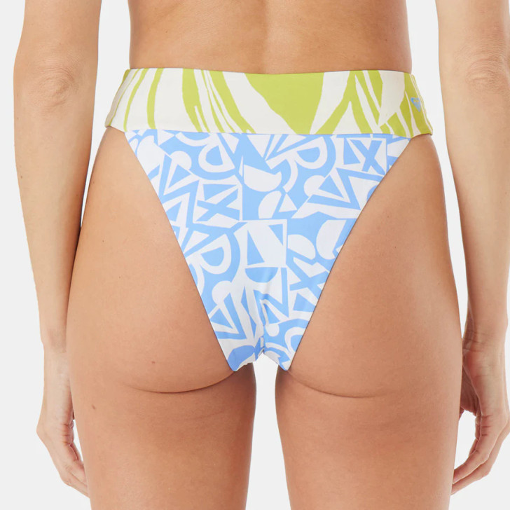 ROXY BALI BREAKS BANDED HIGH WAIST BIKINI BOTTOM