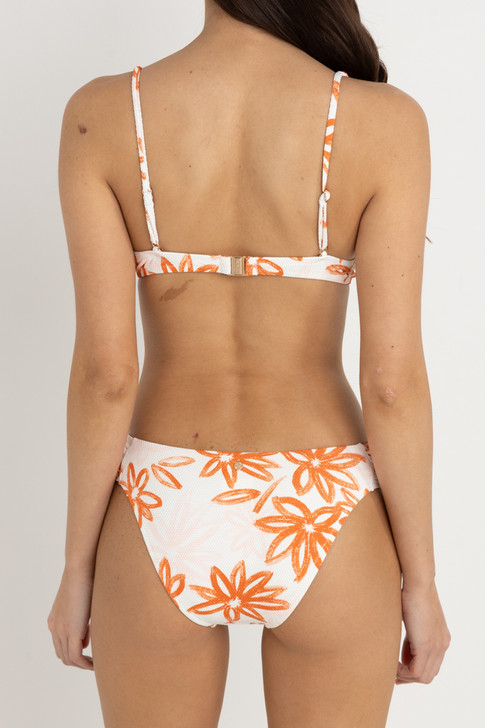 RHYTHM SANCTUARY FLORAL SOFT SIDE HOLIDAY BIKINI BOTTOM