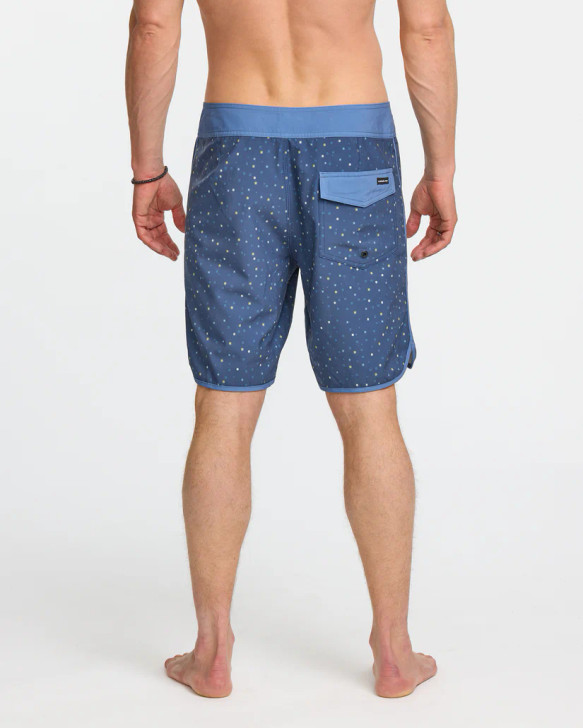 QUIKSILVER SURFSILK SCALLOP 19" BOARDSHORT - AMERICAN NAVY