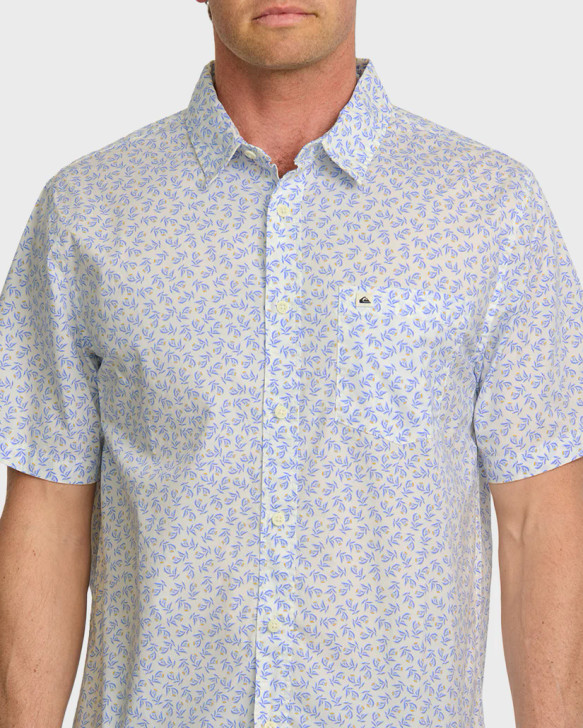QUIKSILVER DITSEAWEED CLASSIC STRETCH SHORT SLEEVE SHIRT