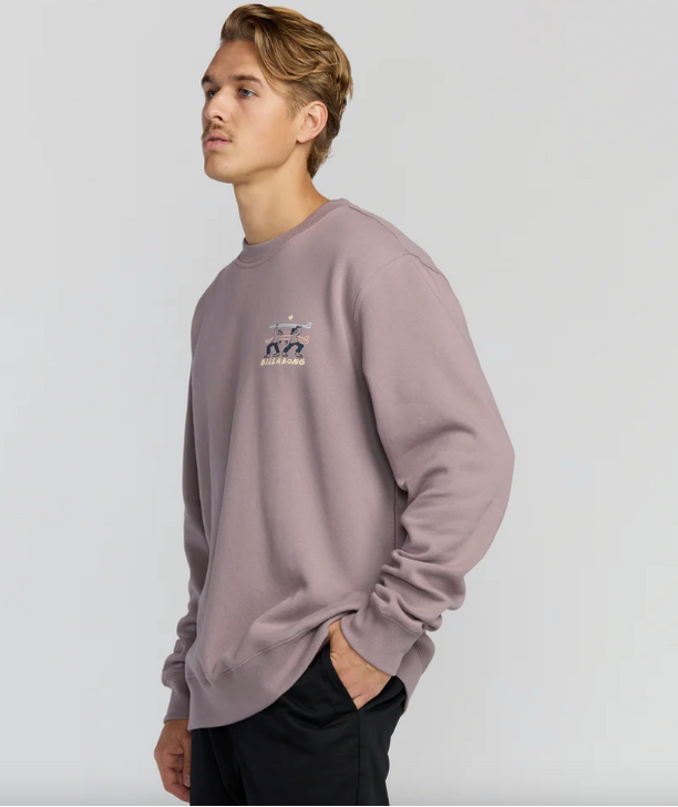 BILLABONG SPLIT THE PEAK CREWNECK SWEATSHIRT