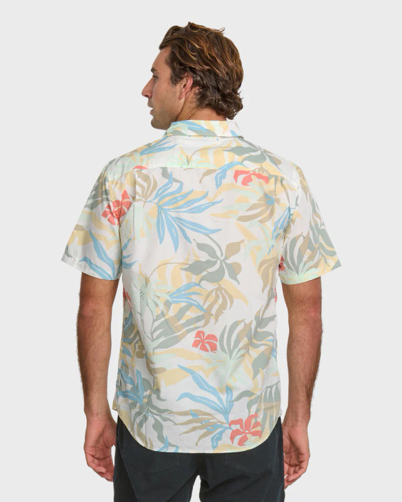 QUIKSILVER BLUEWEED CLASSIC SHORT SLEEVE SHIRT