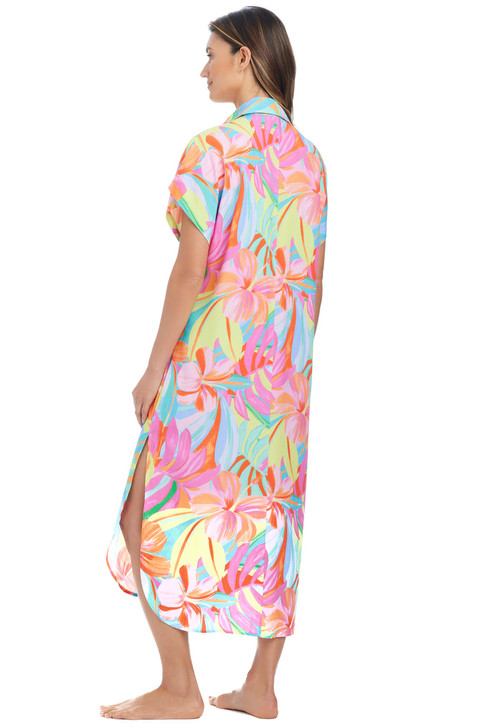 BLEU BY ROD BEATTIE BELLISSIMO BOTANICA SHIRT DRESS