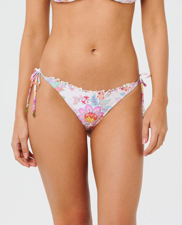 RIP CURL HALF MOON BAY TIE SIDE SKIMPY COVERAGE BIKINI BOTTOM