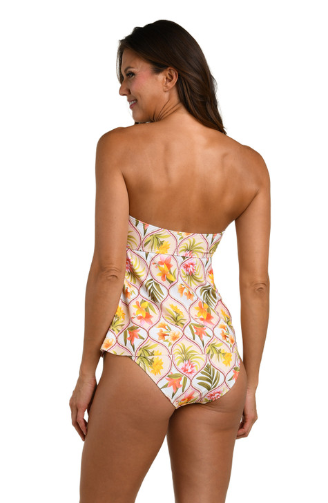 LA BLANCA PALM NOUVEAU BANDEAU TANKINI