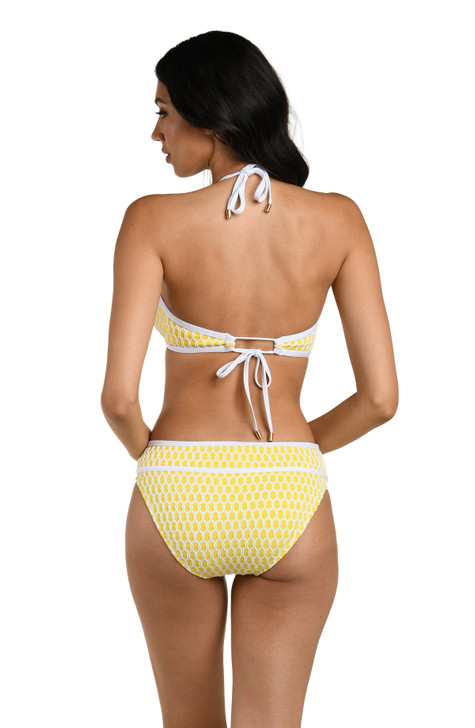 LA BLANCA PREP & PADDLE HALTER TOP