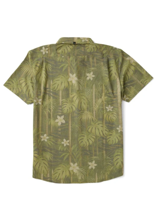 VISSLA SOLID SETS CAMO HYBRID ECO SHORT SLEEVE SHIRT