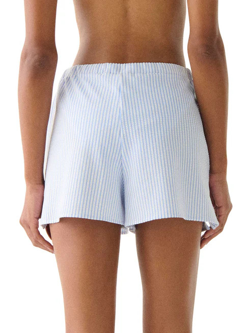 KATE SPADE TIDAL STRIPE COVER UP SHORT
