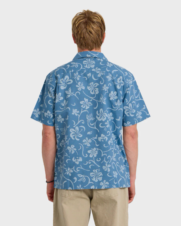 QUIKSILVER LO-BISCUS DNA SHORT SLEEVE TOP
