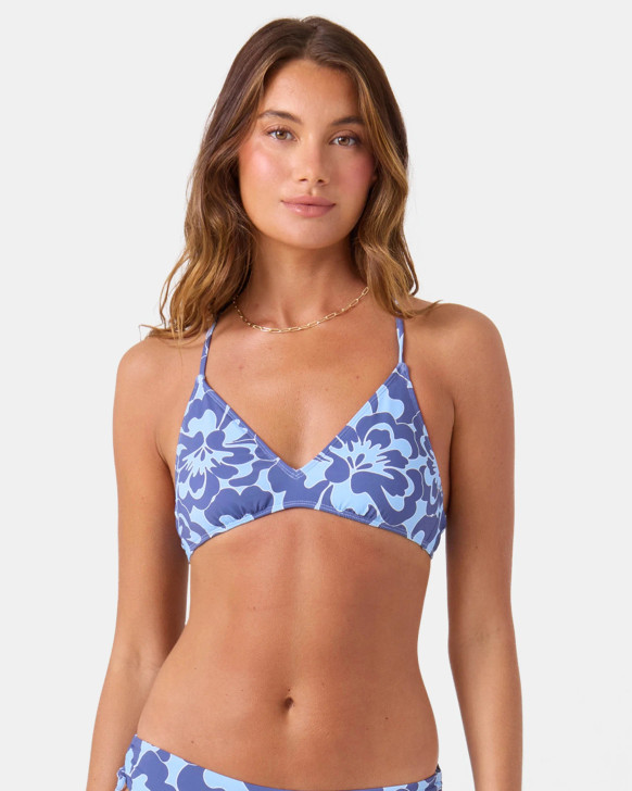 ROXY TROPIC DRIFT ATHLETIC TRIANGLE BIKINI TOP