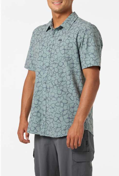 O'NEILL UPF SLUB RELAXED FIT WOVEN SHIRT