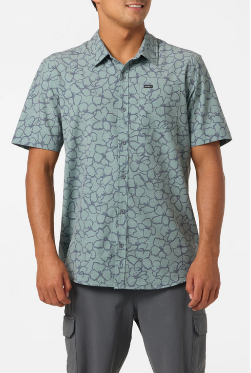 O'NEILL UPF SLUB RELAXED FIT WOVEN SHIRT