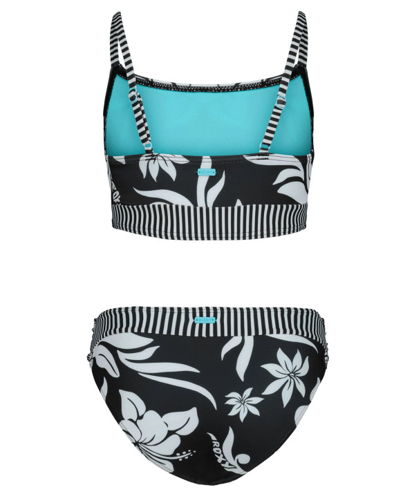 ROXY GIRL'S OVERSIZED FLORAL BIKINI SET 7-16