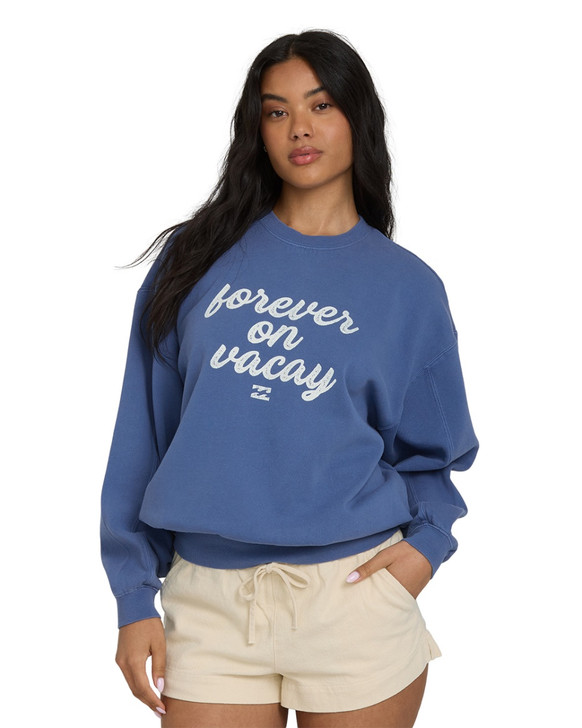 BILLABONG TREASURE CAY CREW FLEECE SWEATSHIRT
