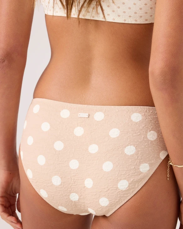 ROXY PUKA DOTS HIPSTER FULL BIKINI BOTTOM