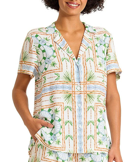TOMMY BAHAMA POOLSIDE PALMS CAMP SHIRT