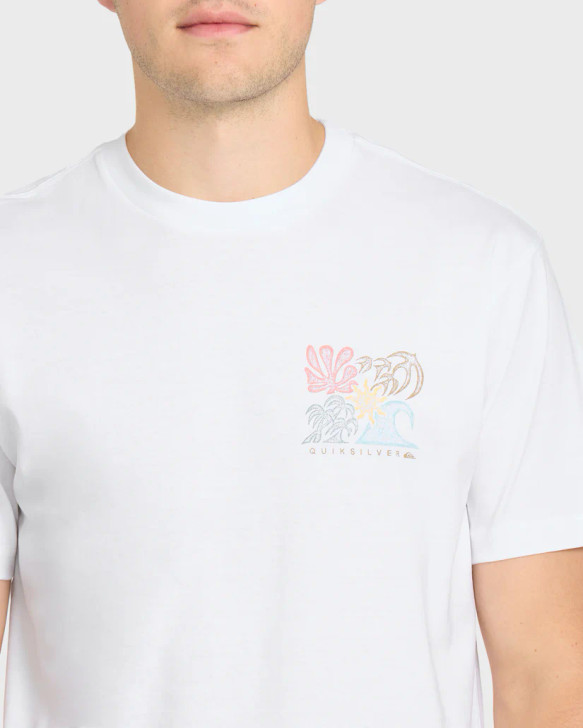 QUIKSILVER COLLAGE CLASSIC SHORT SLEEVE T-SHIRT