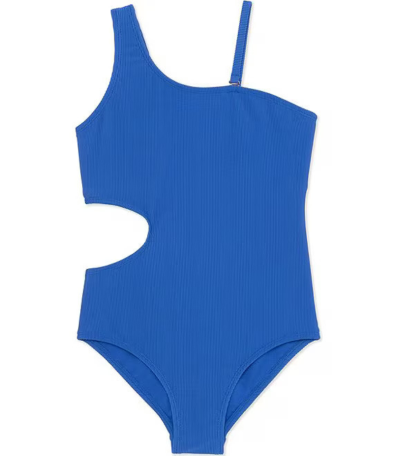RAISINS GIRLS AQUARIUS SOLIDS FIFI ONE PIECE 7-16