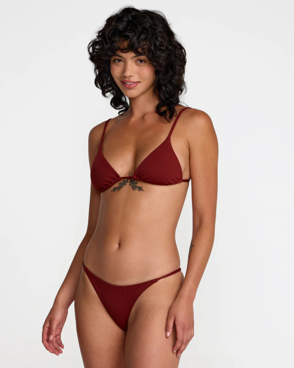 RVCA MICRO RIB TRIANGLE BIKINI TOP