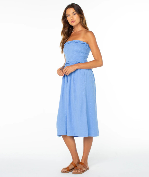ROXY AVALON TUBE MIDI DRESS