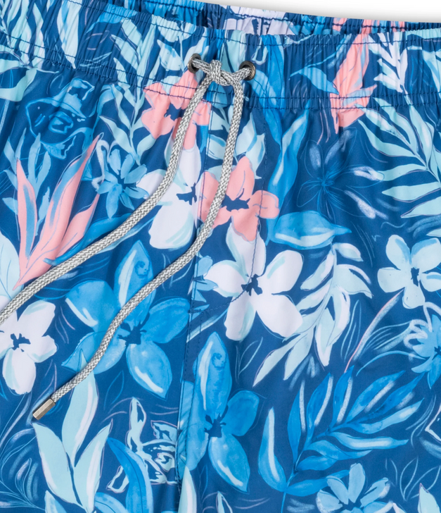 VINTAGE SUMMER BOYS FLORAL ELASTIC TRUNK