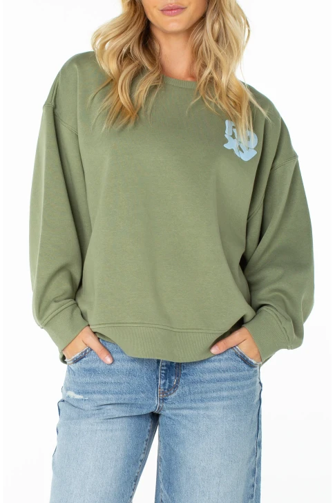 ROXY MORNING STROLL SWEATSHIRT