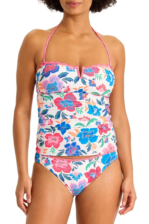 TOMMY BAHAMA TROPI FLORA BANDINI TANKINI TOP