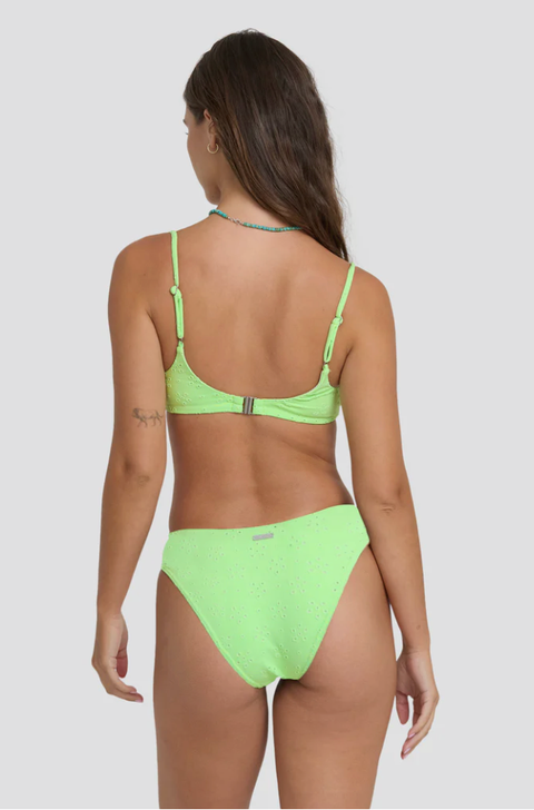 BILLABONG SIMPLY SWEET EYELET HELENA UNDERWIRE BIKINI TOP