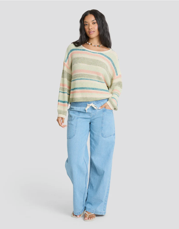 BILLABONG LIT LIGHT CREWNECK SWEATER
