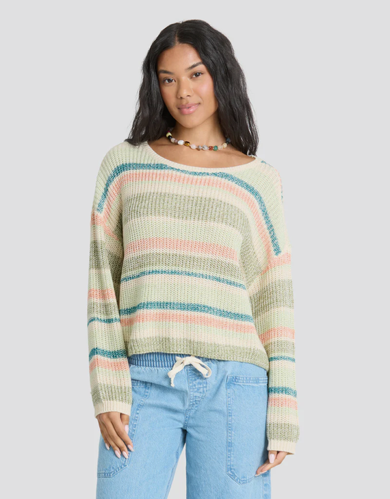 BILLABONG LIT LIGHT CREWNECK SWEATER