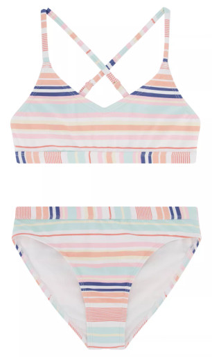 ROXY GIRLS' CABANA BAY BIKINI SET 7-16 - Birthday Suits