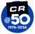 CR@50 3x3" sticker