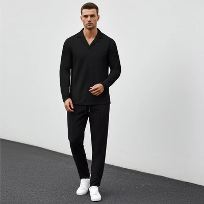 Normann Care 57687 Combinaison De Soins Homme Manches Longues Avec Fermetures Éclair Pantalon Et Dos - 100% Coton Confortable