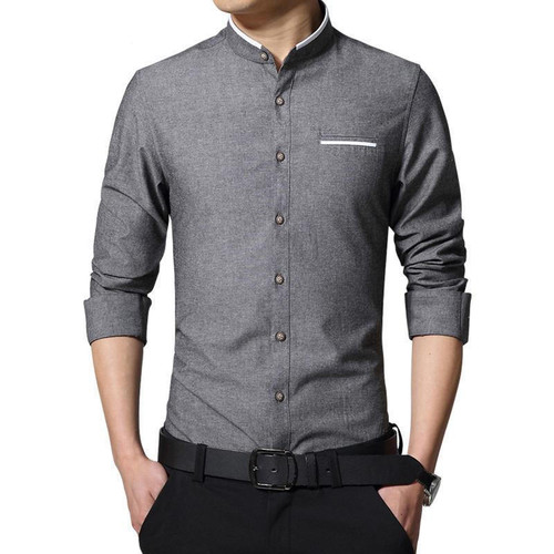 T-shirt En Coton Henley Pour Homme Chemise De Base France