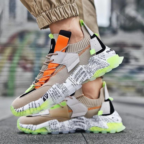 Sneakers Baskets SCRIPT Homme Promo Tendance