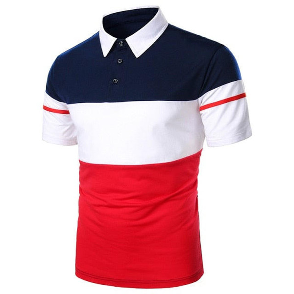 Polo Tricolore a manches courtes Polo Tricolore a manches courtes zaxx