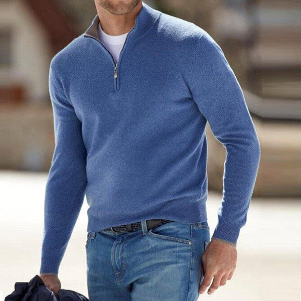 Pull Uni Basique en Cachemire Pull Uni Basique en Cachemire zaxx
