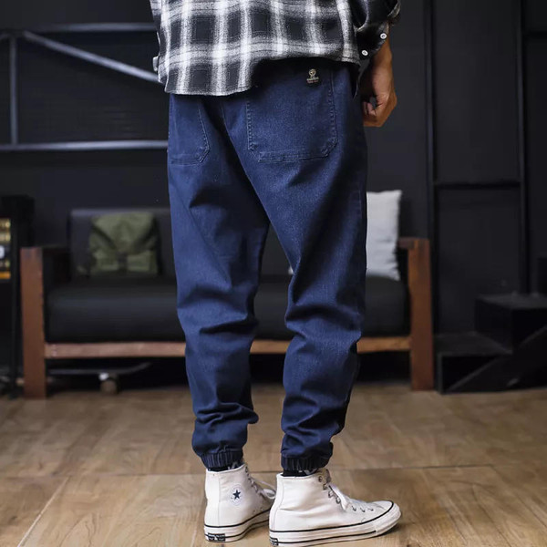 Jean Cargo Ample en Denim zaxx